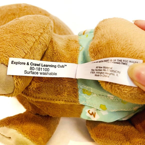 Vtech Crawl With Me Bear Electronic Interactive Crawling Light Up Learning Toy - Picture 7 of 9